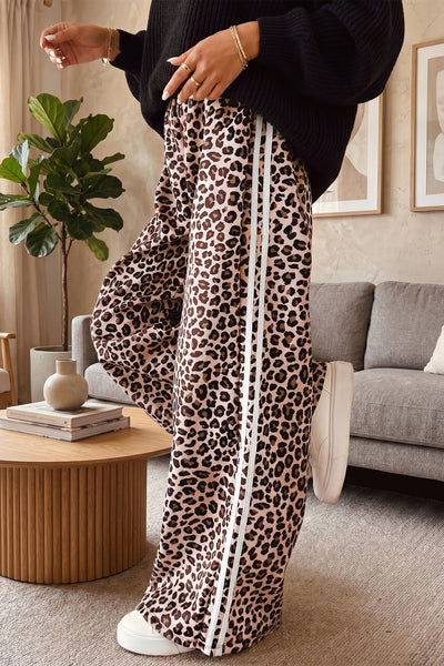 Wild Rush Leopard Side Stripe Pants