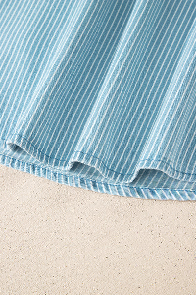 Coastal Stripe Button-Down Shirt