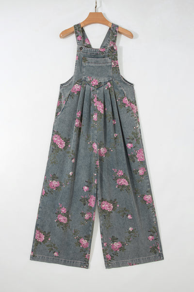Rosewood Garden Denim Jumpsuit