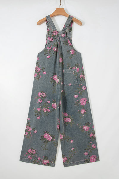 Rosewood Garden Denim Jumpsuit