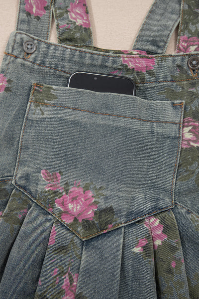 Rosewood Garden Denim Jumpsuit