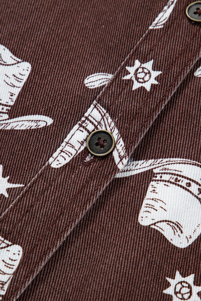 Desert Rodeo Charm Shirt Dress