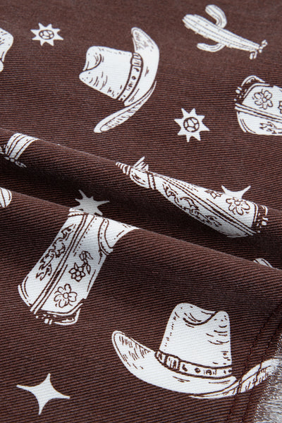Desert Rodeo Charm Shirt Dress