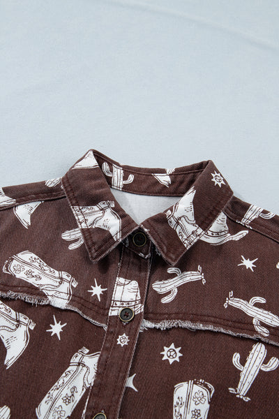 Desert Rodeo Charm Shirt Dress
