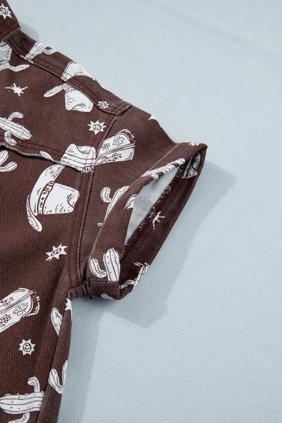 Desert Rodeo Charm Shirt Dress