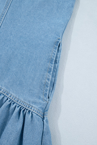 Bluebell Breeze Denim Babydoll Dress