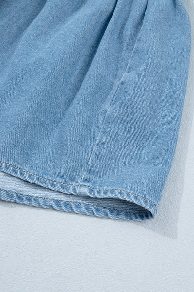 Bluebell Breeze Denim Babydoll Dress
