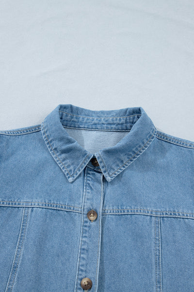 Bluebell Breeze Denim Babydoll Dress