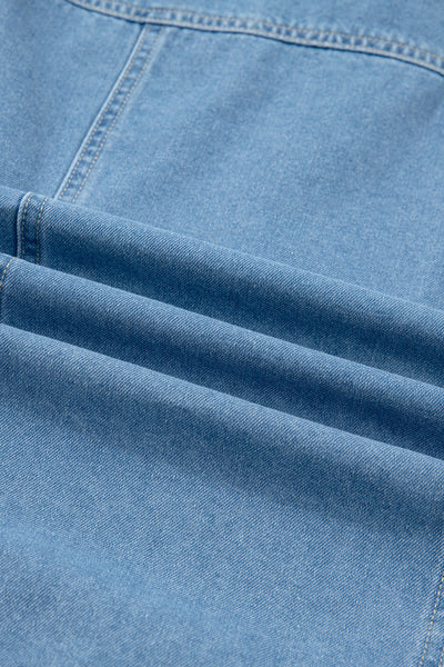 Bluebell Breeze Denim Babydoll Dress
