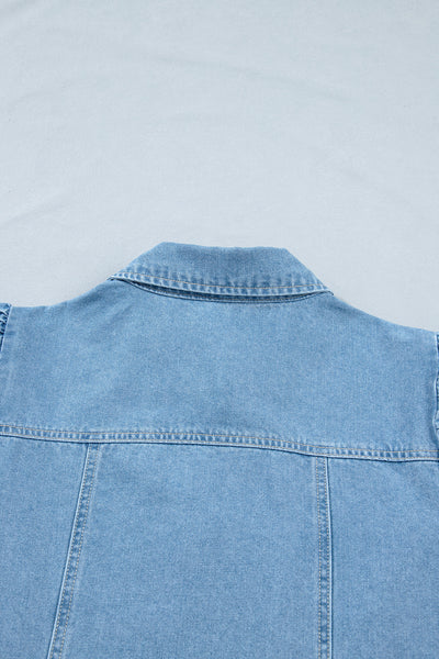 Bluebell Breeze Denim Babydoll Dress