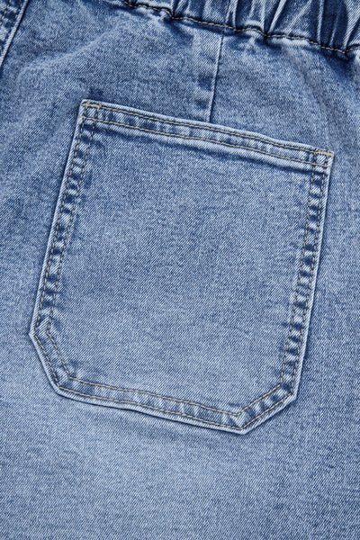 Breeze Cargo Denim Barrel Pants
