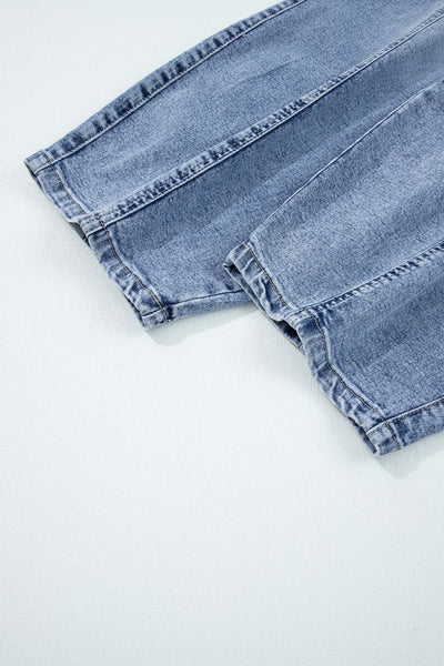 Breeze Cargo Denim Barrel Pants