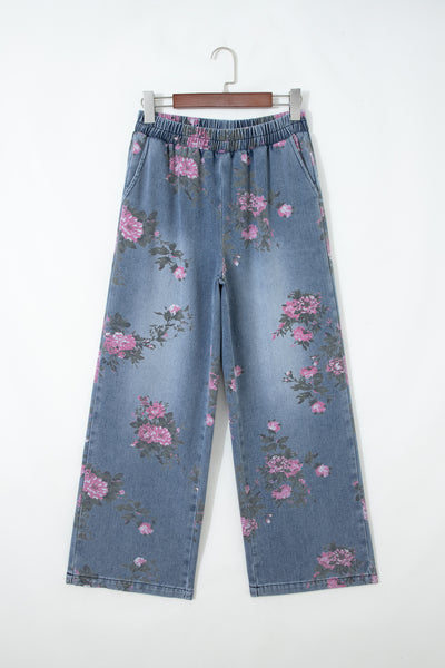 Blushing Garden Wide Leg Pants