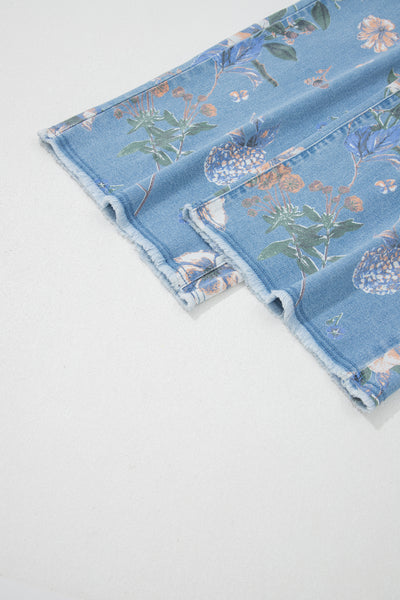 Meadowlight Floral Wide Leg Jeans