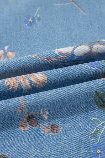 Meadowlight Floral Wide Leg Jeans
