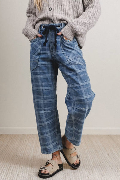 Blue Ridge Plaid Drawstring Pants