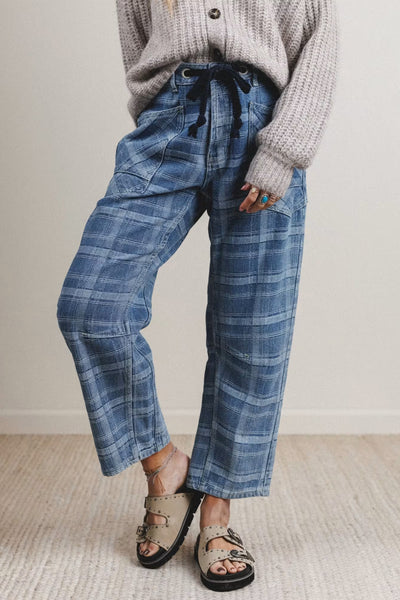 Blue Ridge Plaid Drawstring Pants