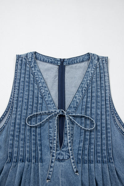 Blue Ridge Wanderer Denim Jumpsuit