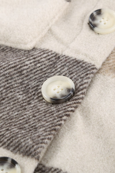 Mocha Patchwork Shacket