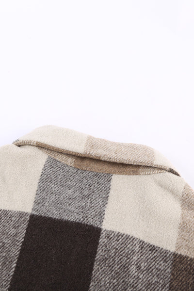 Mocha Patchwork Shacket