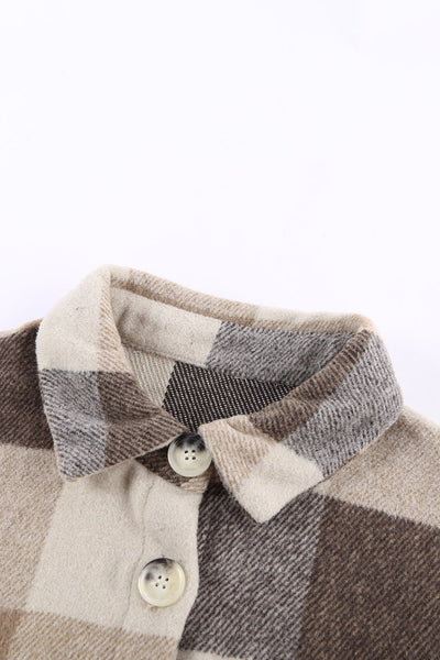 Mocha Patchwork Shacket