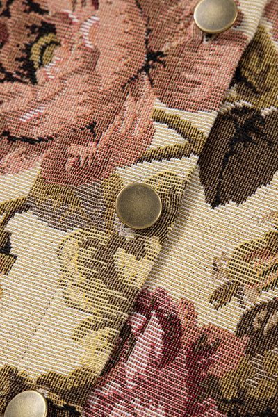 Garden Whimsy Patchwork Shacket