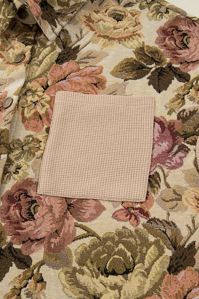 Garden Whimsy Patchwork Shacket