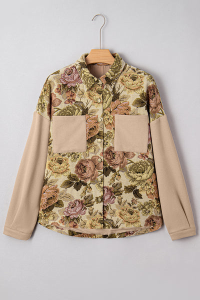 Garden Whimsy Patchwork Shacket