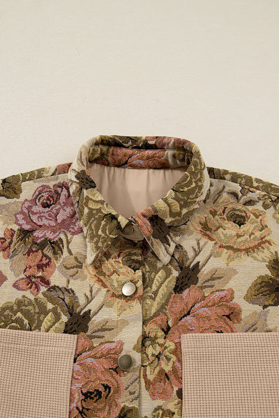 Garden Whimsy Patchwork Shacket
