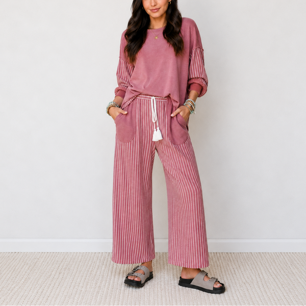 Fuchsia Stripe Daydream Set