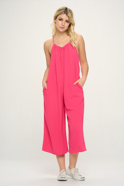 Adjustable Strap Comfy Jumpsuit