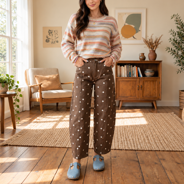 Dot & Barrel Ankle Jeans