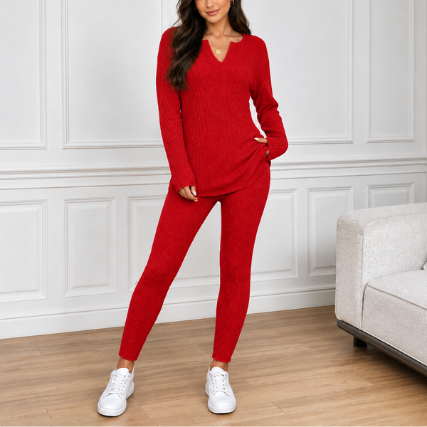 Crimson Cozy Lounge Set