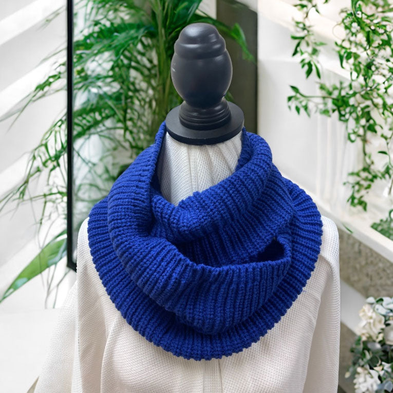 Love Kuza Blue Cozy Infinity Scarf – Love, Kuza