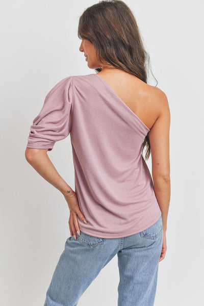 Savannah Glow One-Shoulder Top