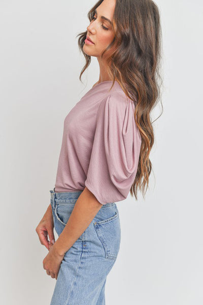 Savannah Glow One-Shoulder Top