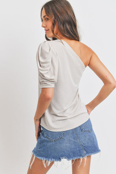 Savannah Glow One-Shoulder Top