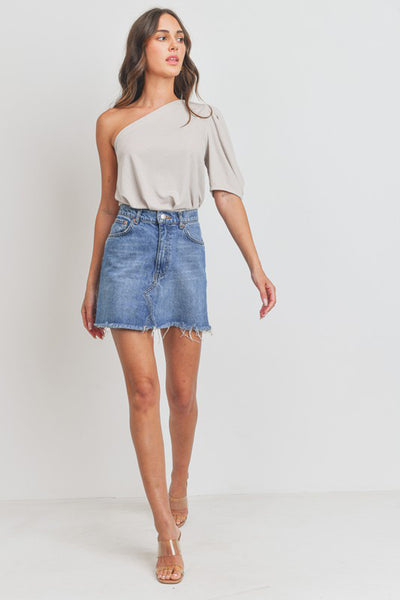 Savannah Glow One-Shoulder Top