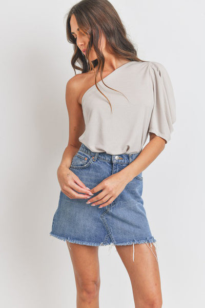 Savannah Glow One-Shoulder Top