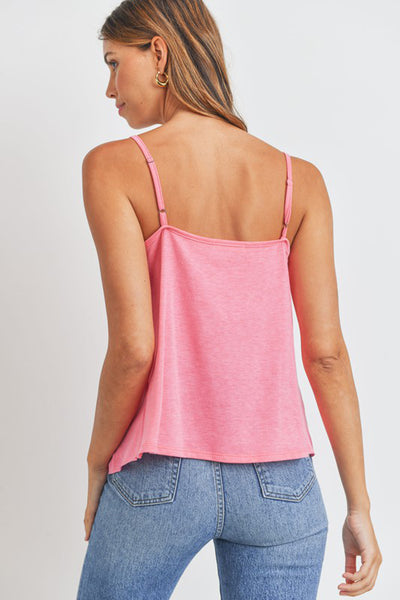 Seaside Breeze Tiered Ruffle Cami
