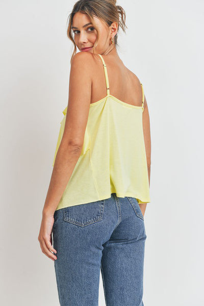 Seaside Breeze Tiered Ruffle Cami