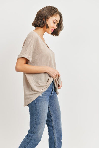 Weekend Wander Ribbed Tee