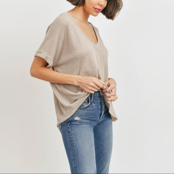 Weekend Wander Ribbed Tee