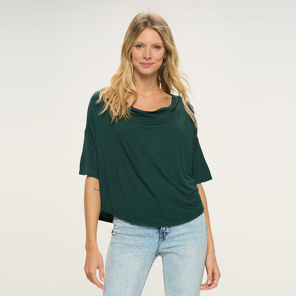 Easygoing Pleat Top