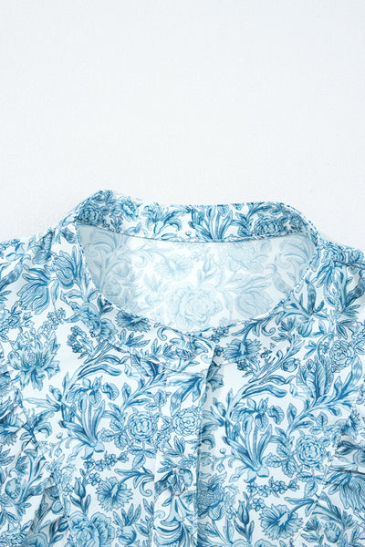 Blue Garden Charm Blouse