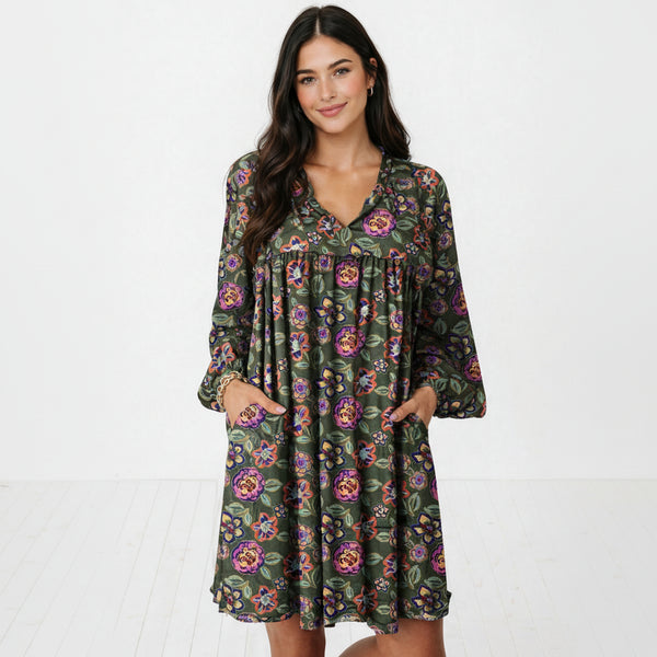 Wild Bloom Boho Dress