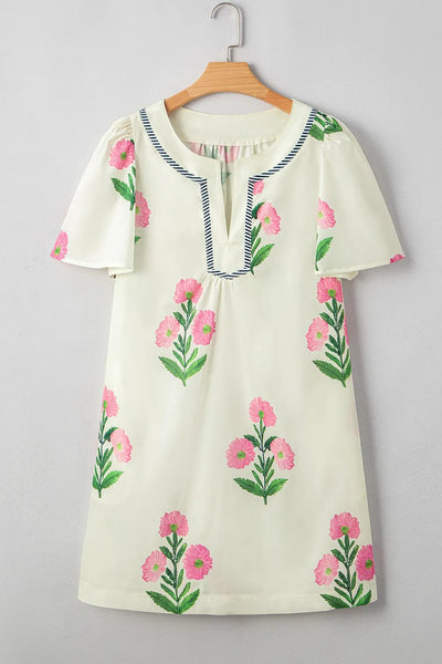 Bloom & Breeze Floral Shift Dress