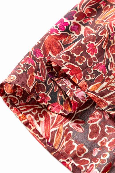 Crimson Meadow Smocked Mini Dress — supplier product image
