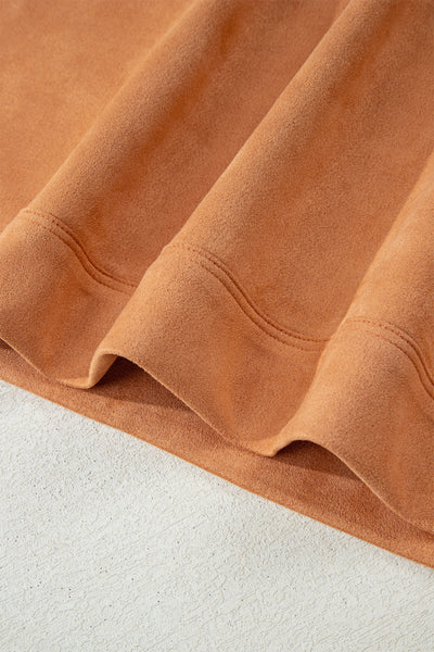 Saffron Suede Shift Dress — supplier product image