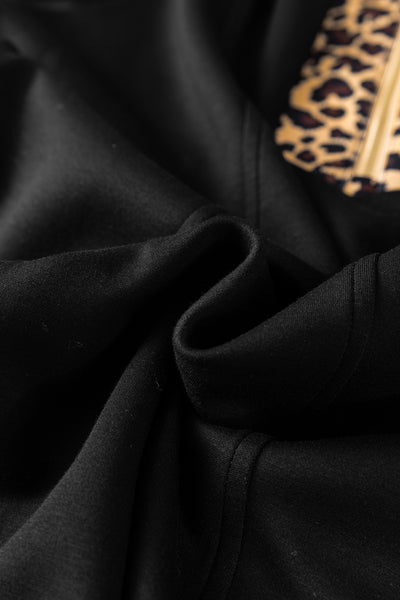 Wild Noir Zip-Collar Mini Dress — supplier product image